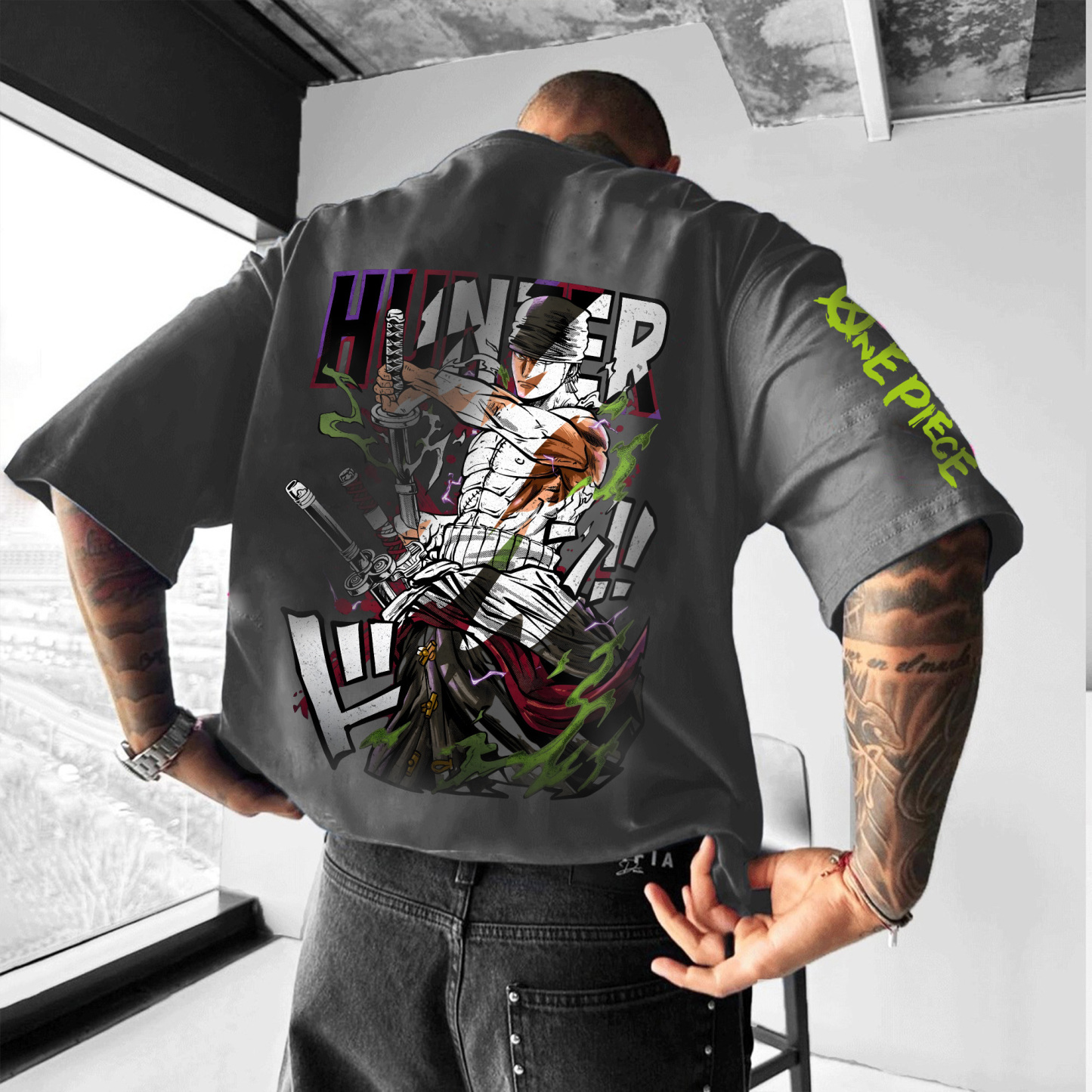 Unisex Anime Inspired Vintage T-Shirt