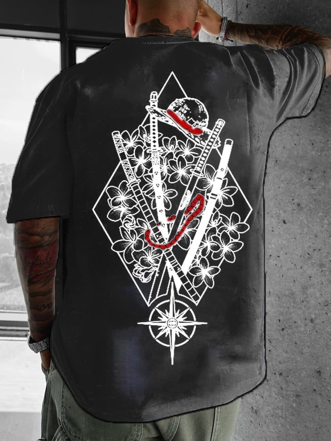 Unisex Anime Inspired Vintage T-Shirt