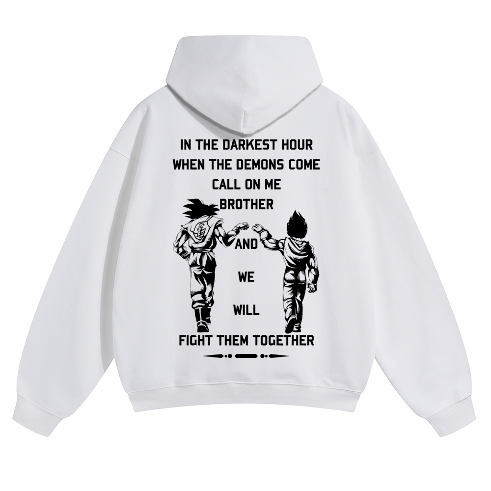 Unisex Anime Graphic Streetwear Vintage Hoodie