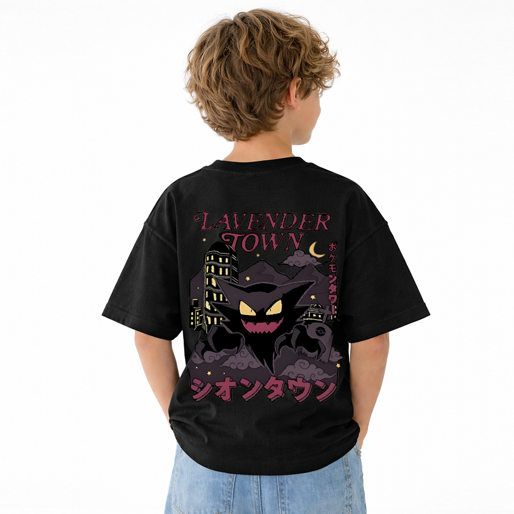 Pokémon Anime Graphic T-Shirt for Kids Cartoon Print Cotton Tee