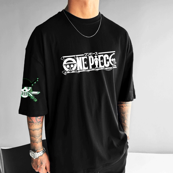 Unisex oversized anime print gift T-shirt