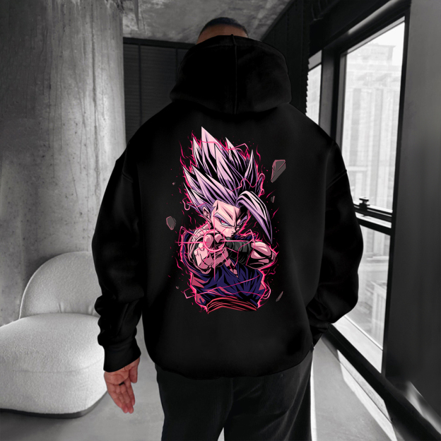 Unisex Anime Graphic Streetwear Vintage Hoodie