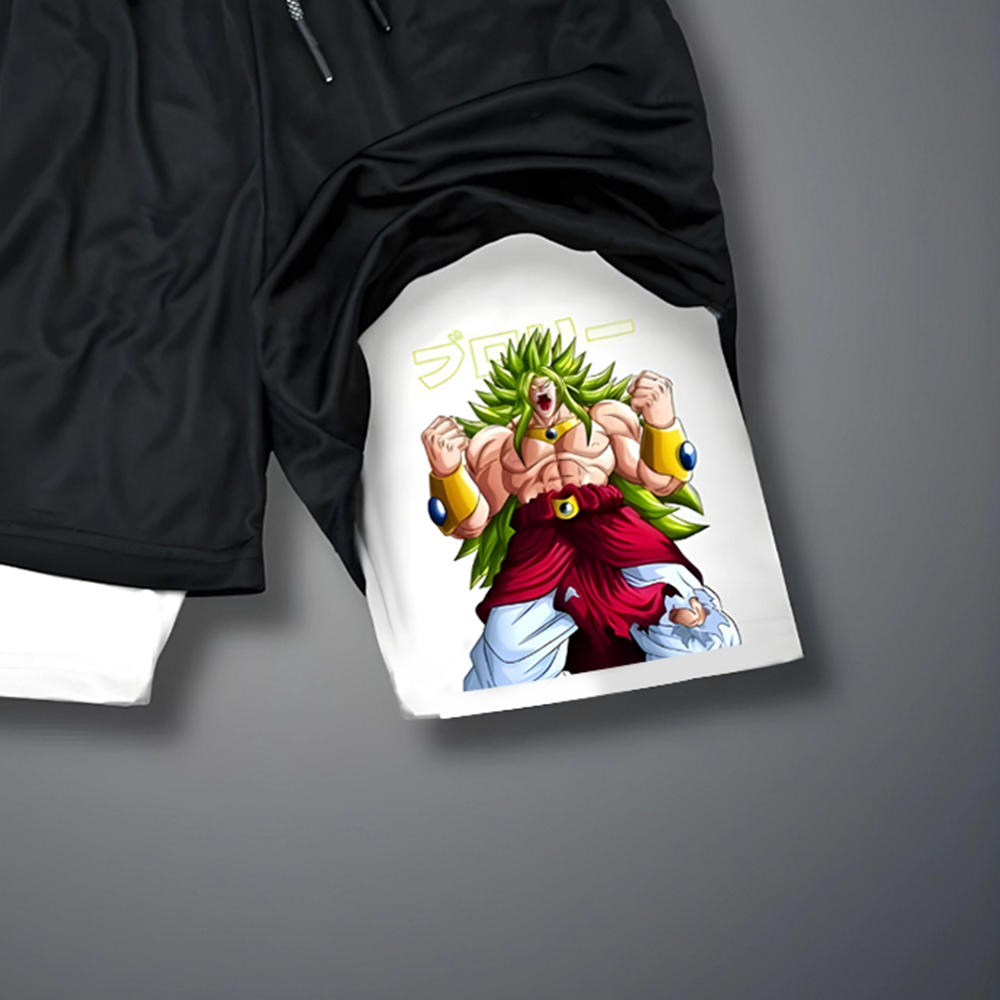 Casual Dragon Ball Anime Printed Sports Shorts