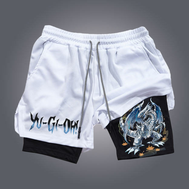 Unisex "Yu-Gi-Oh!" Anime Style Retro Shorts-comicclothing