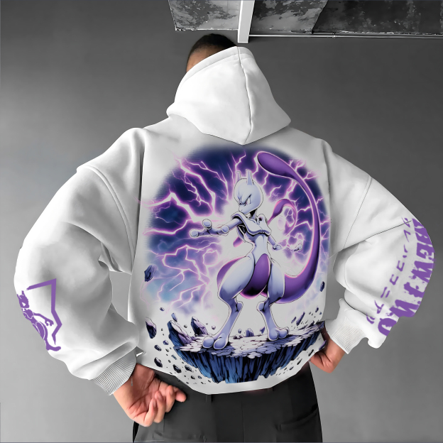 Unisex Anime Graphic Streetwear Vintage Hoodie