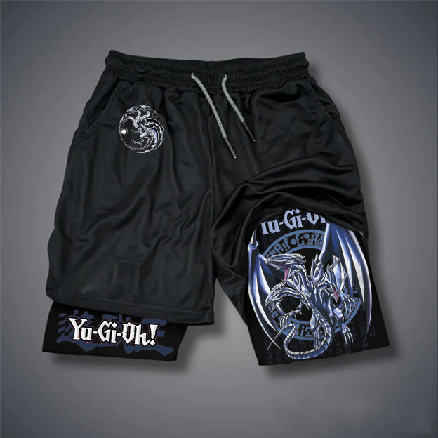 Unisex "Yu-Gi-Oh!"  Anime Style Retro Shorts