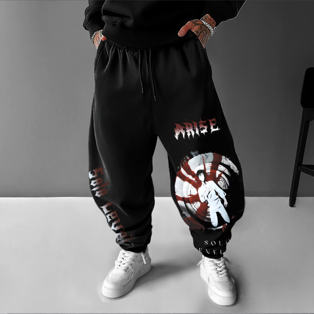 Unisex Casual Anime Streetwear Pants-comicclothing