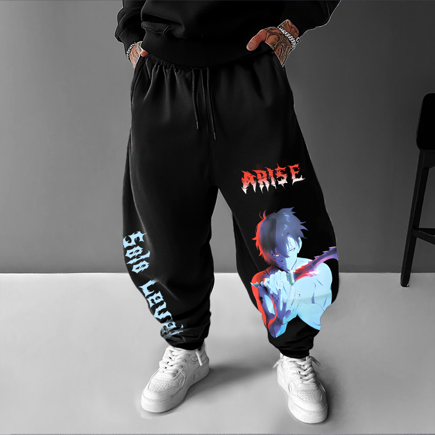 Unisex Casual Anime Streetwear Pants