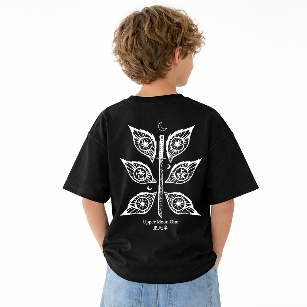 Demon Slayer Anime Graphic T-Shirt for Kids Cartoon Print Cotton Tee
