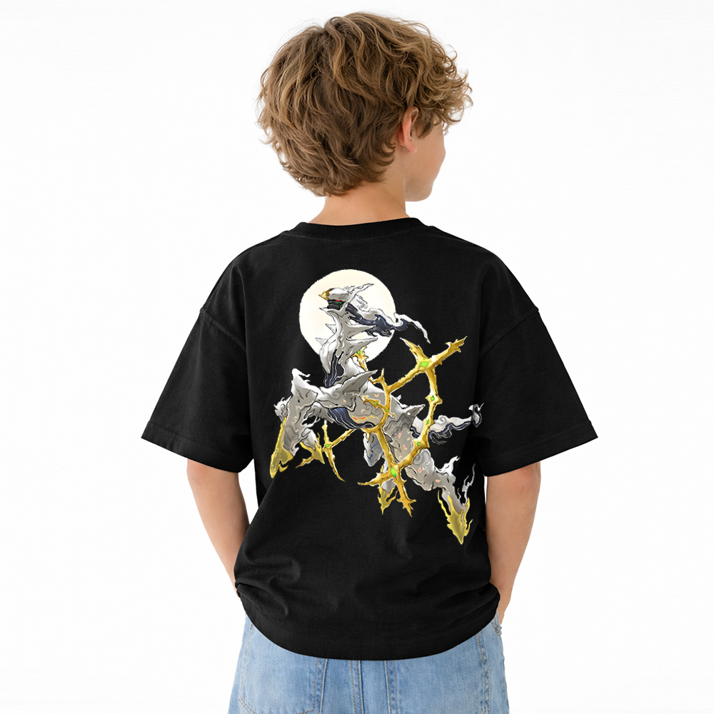 Pokémon Anime Graphic T-Shirt for Kids Cartoon Print Cotton Tee