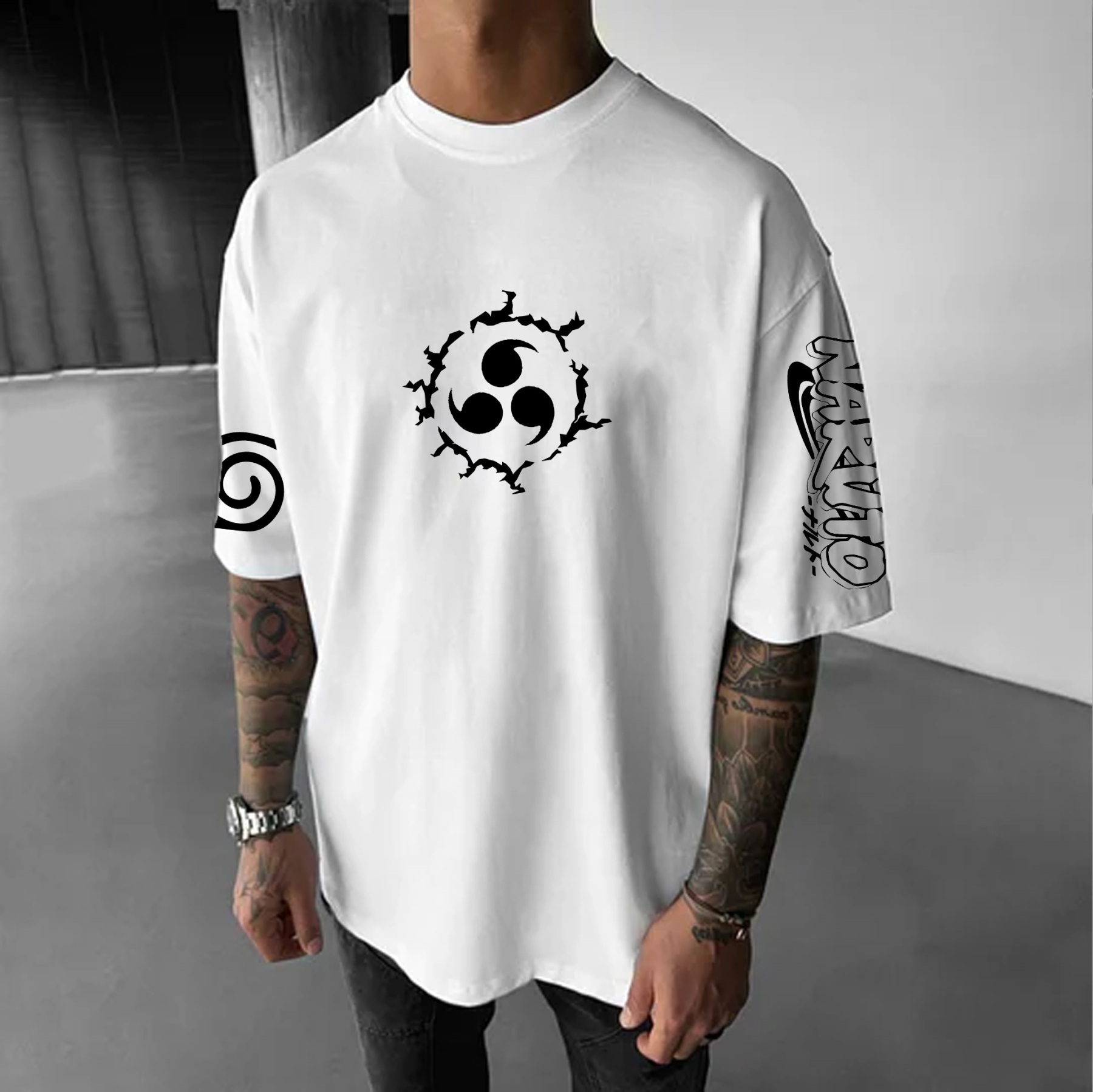 Unisex  "NARUTO" Anime Inspired Vintage T-Shirt-comicclothing