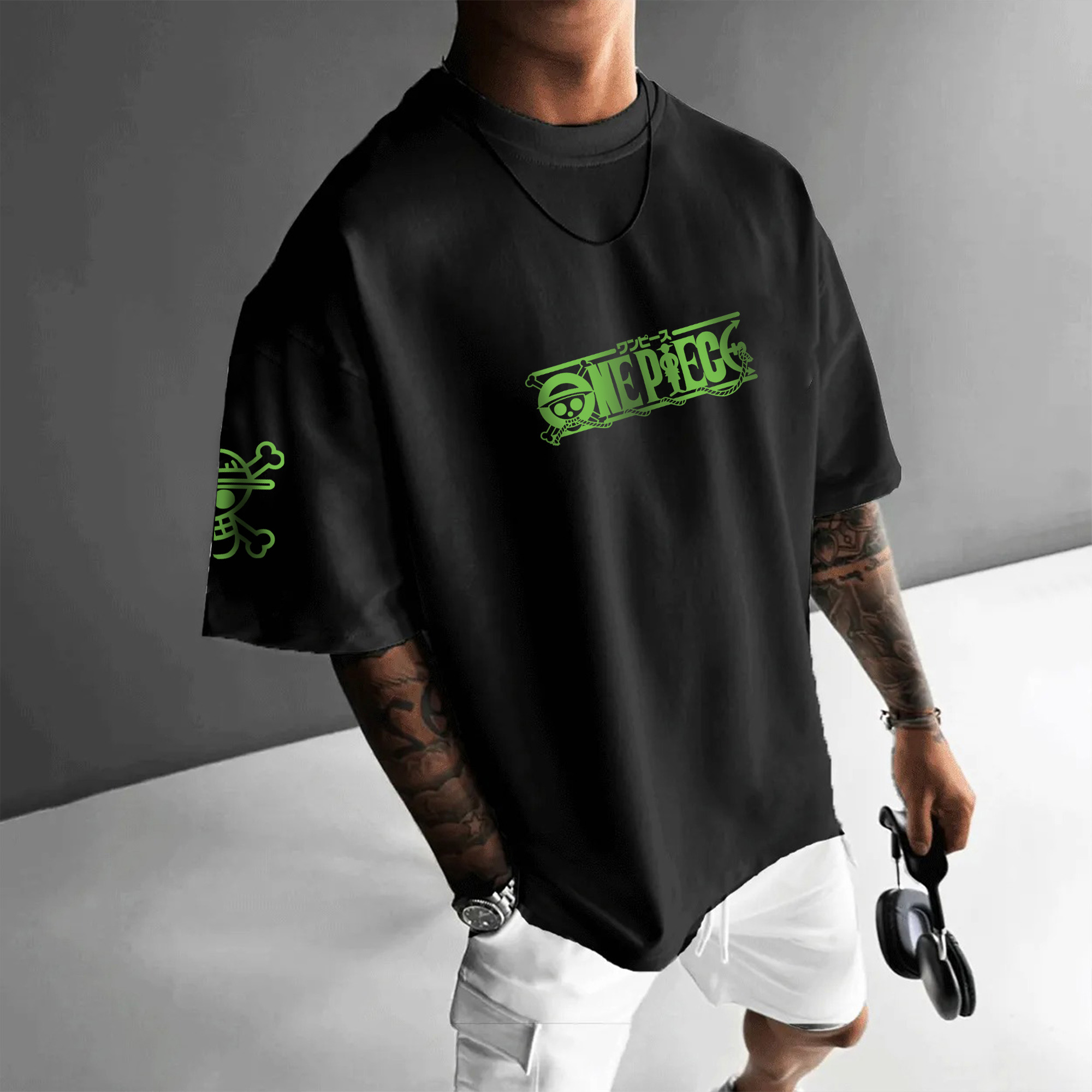 Unisex Anime Inspired Vintage T-Shirt丨