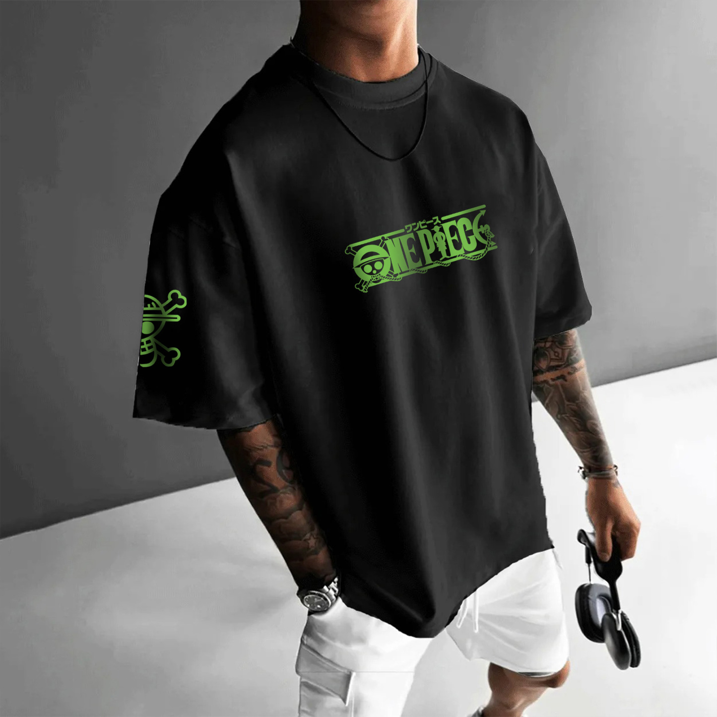 Unisex Anime Inspired Vintage T-Shirt丨