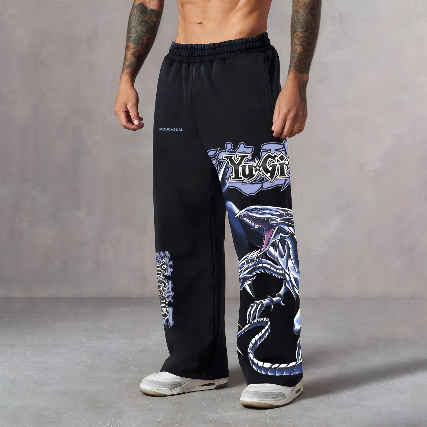 Unisex "Yu-Gi-Oh!" Game Anime Graphic Print Pants