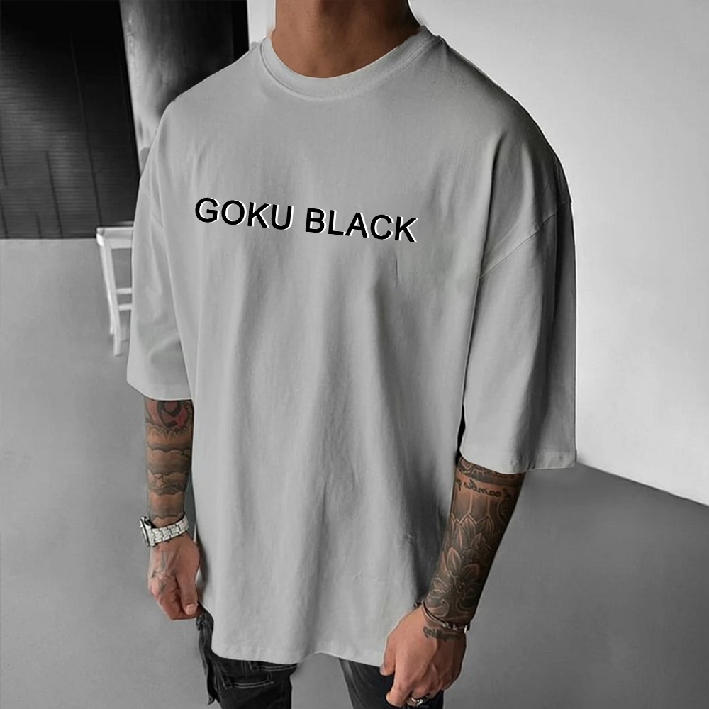 Unisex Oversized Anime Print T-Shirt