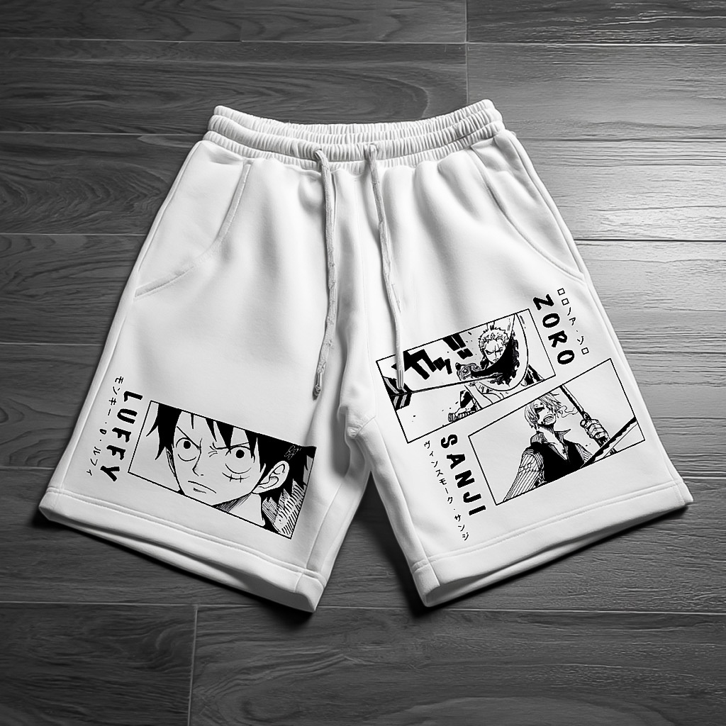 New And Trendy Anime Pattern Shorts For Spring And Summer-comicclothing