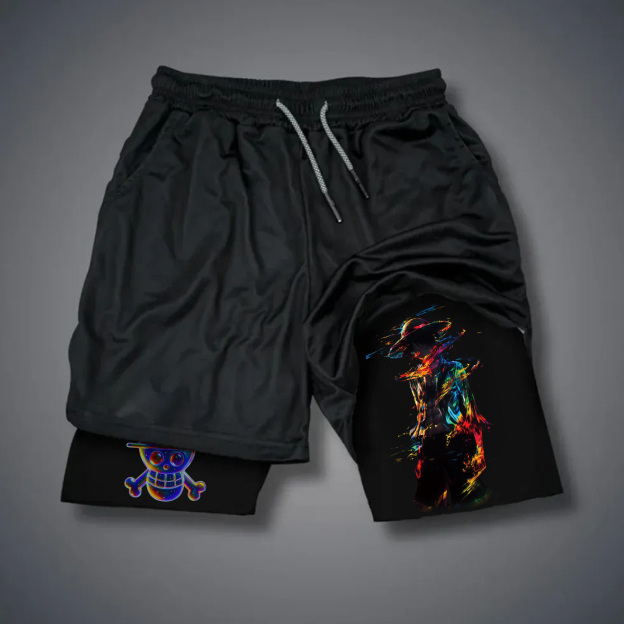 Unisex  Casual Anime Streetwear Shorts