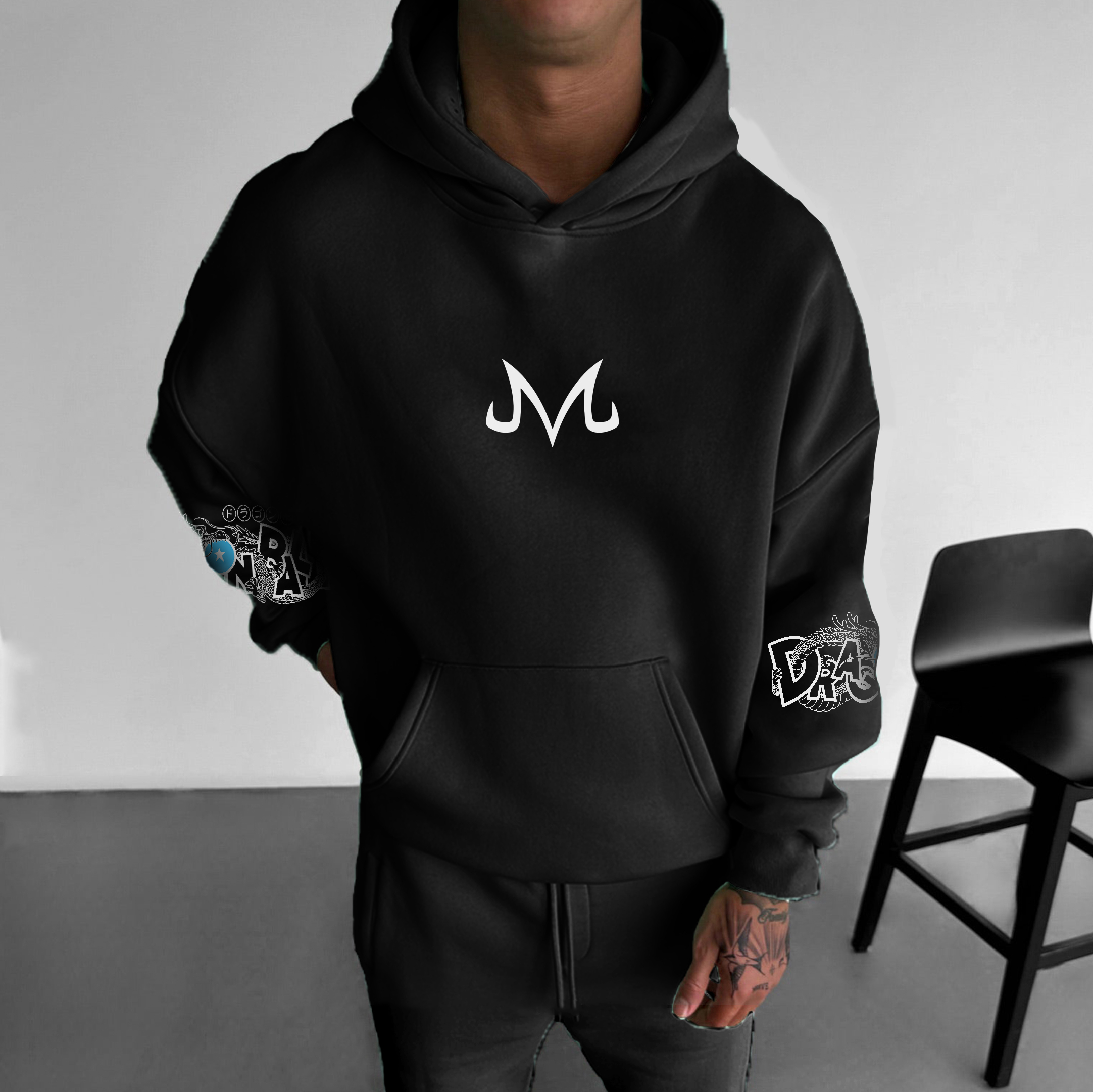 Unisex Anime Graphic Streetwear Vintage Hoodie