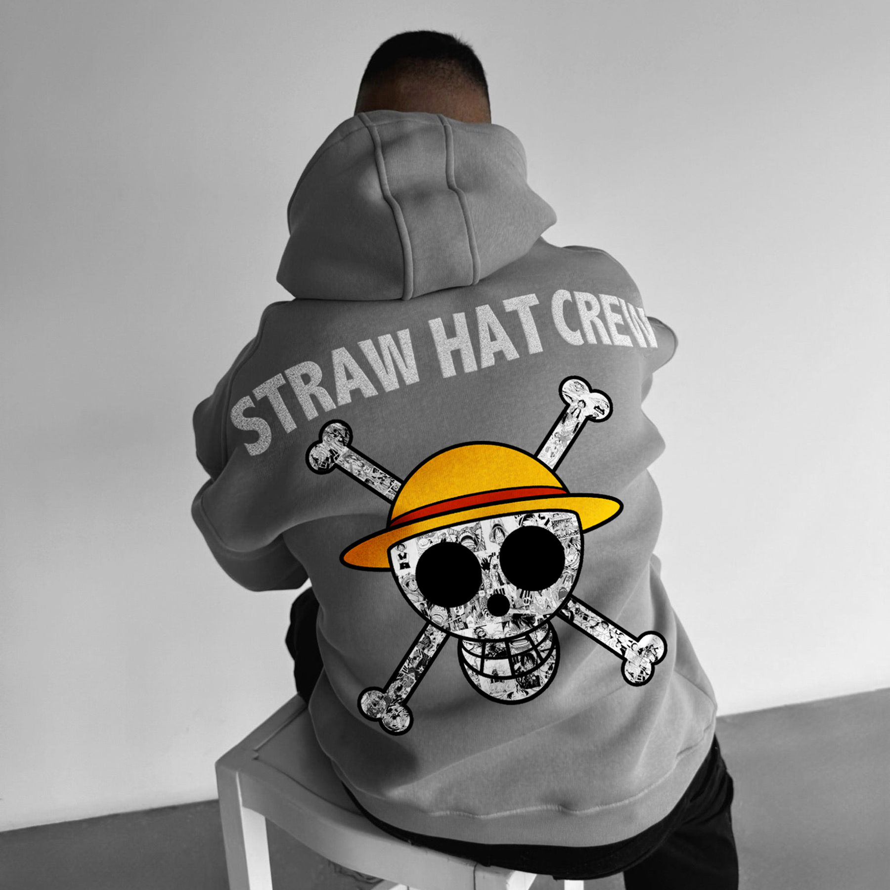 Oversize  Hoodie-Anime x kingdom