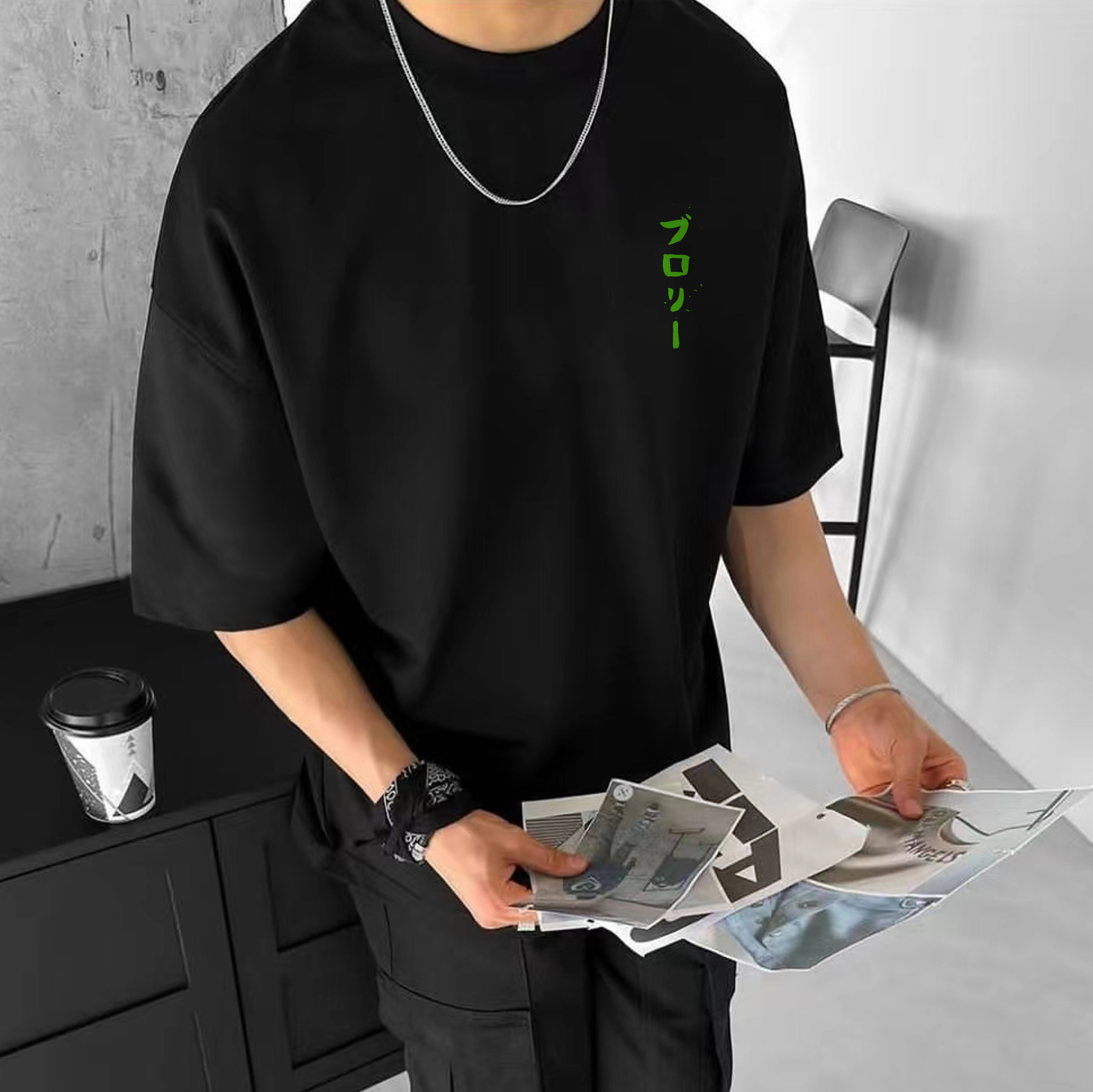 Unisex Loose DB Anime Print T-Shirt