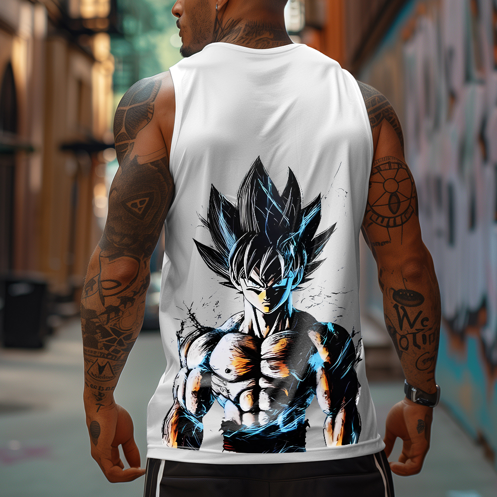 Casual Anime Dragon Ball Printed GYM Tank Top