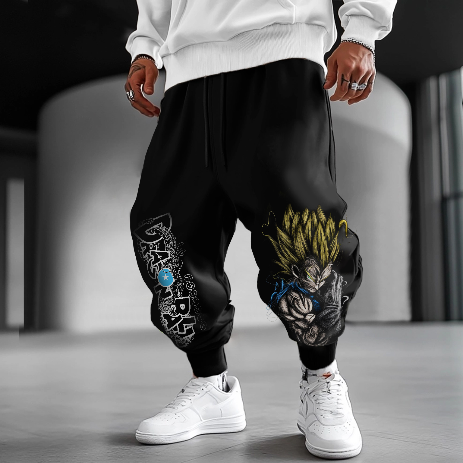 Unisex Casual Anime Streetwear Pants
