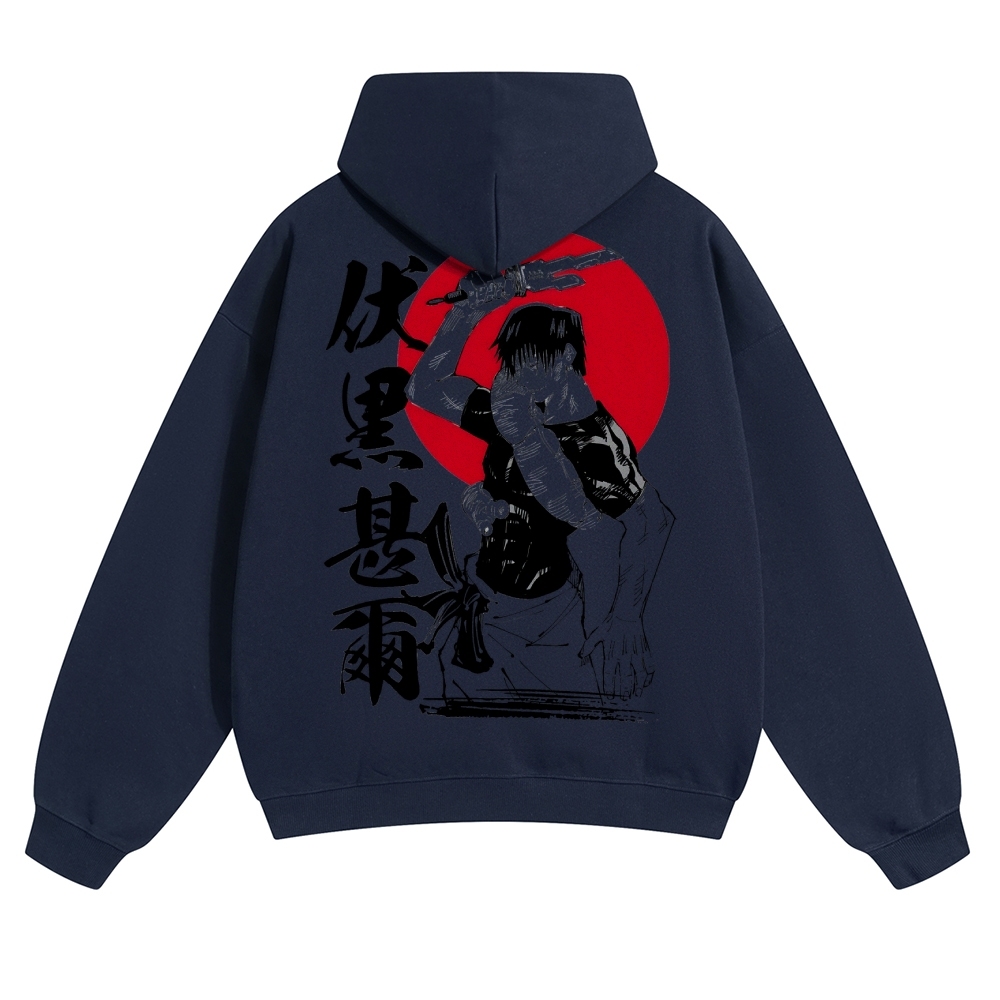 Unisex Casual Anime Print Hoodie