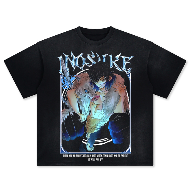 Unisex Vintage Tee丨  Demon Slayer Tee-comicclothing