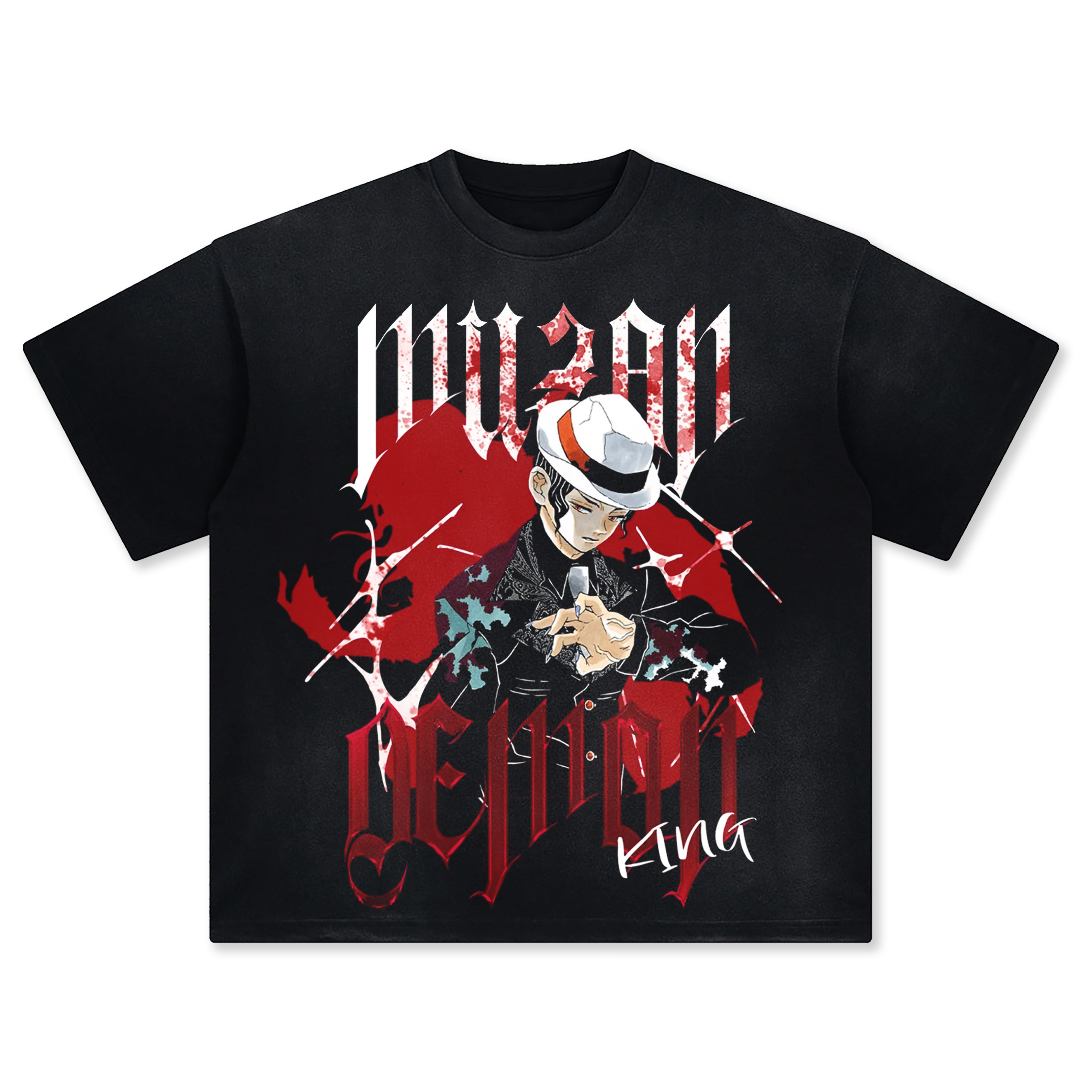 Unisex Vintage Tee丨  Demon Slayer Tee-comicclothing