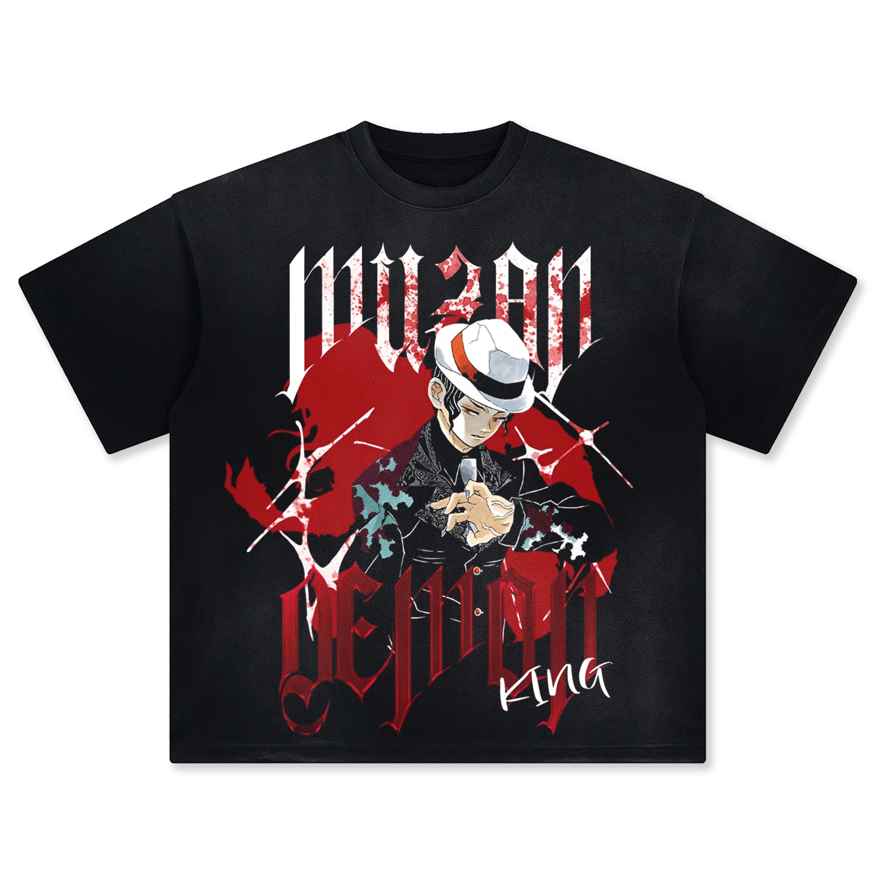 Unisex Vintage Tee丨  Demon Slayer Tee-comicclothing