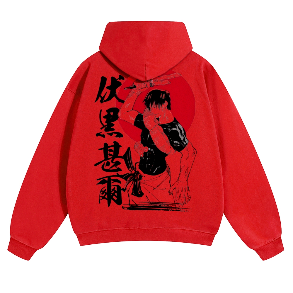 Unisex Casual Anime Print Hoodie