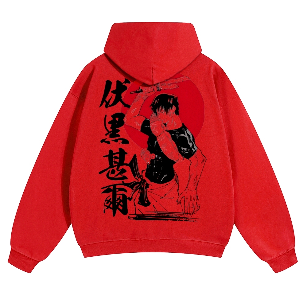 Unisex Casual Anime Print Hoodie