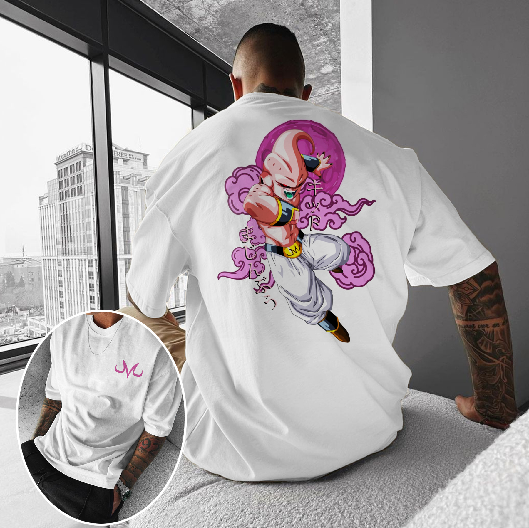 Unisex Anime Printed Casual T-shirt