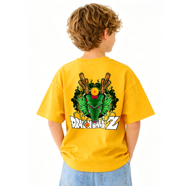 Dragon Ball Anime Graphic T-Shirt for Kids Cartoon Print Cotton Tee