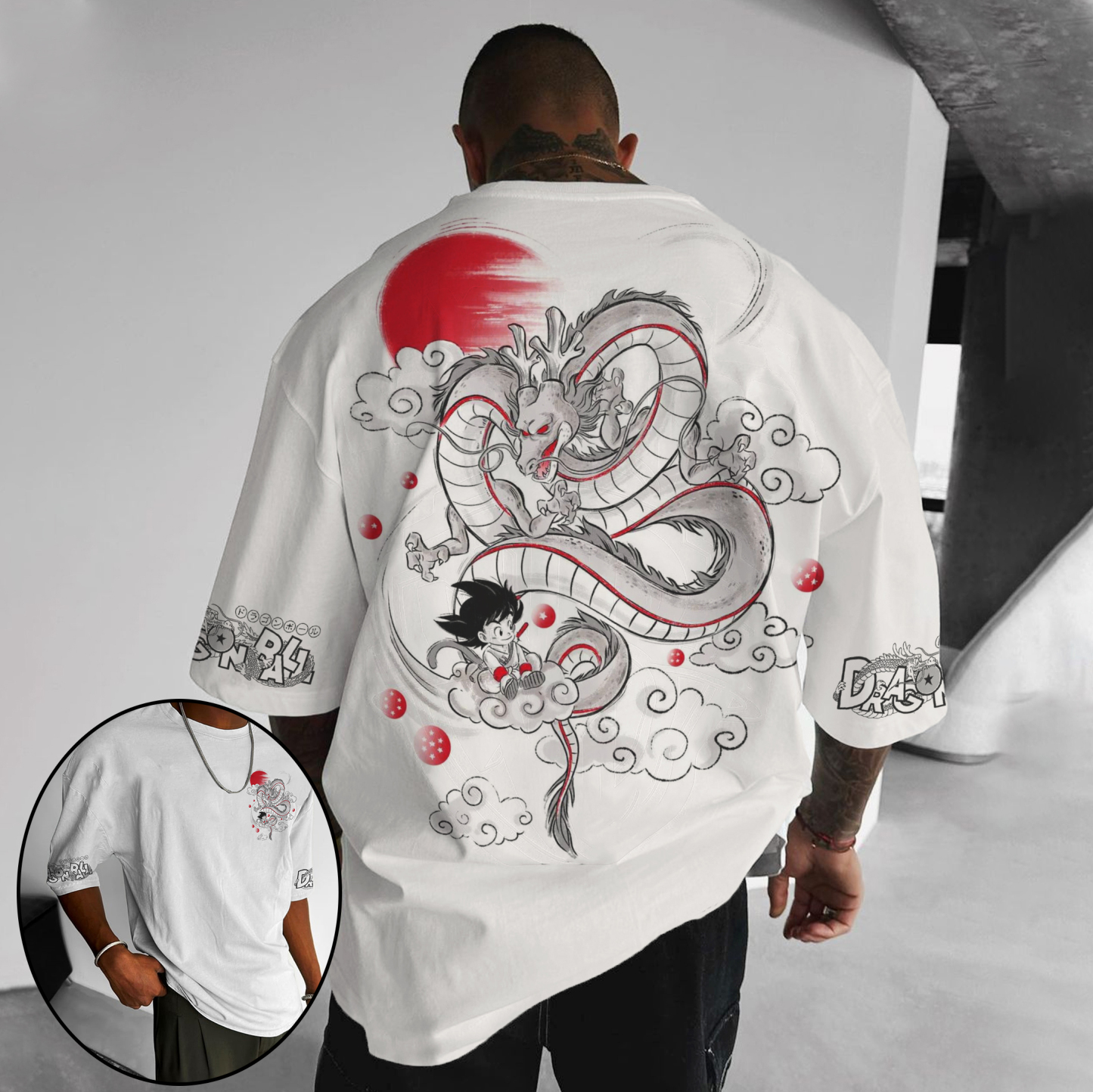 Unisex Dragon Ball Anime Print T-Shirt
