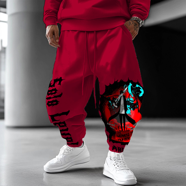 Unisex Casual Anime Streetwear Pants