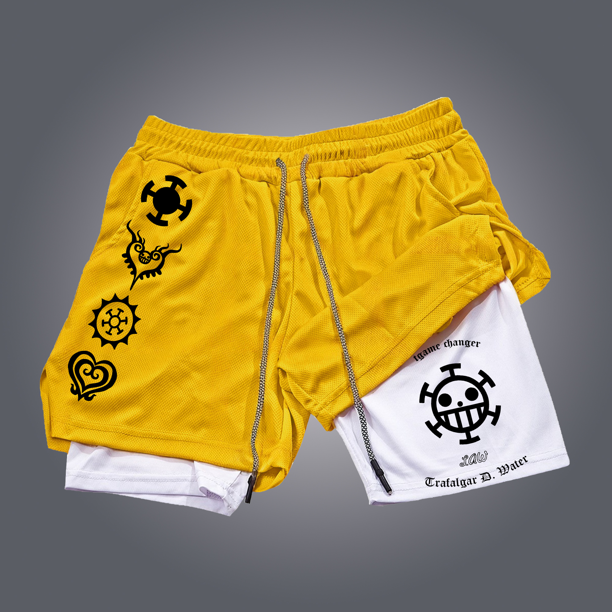 Unisex Casual Anime Streetwear Shorts-AnimeClothe