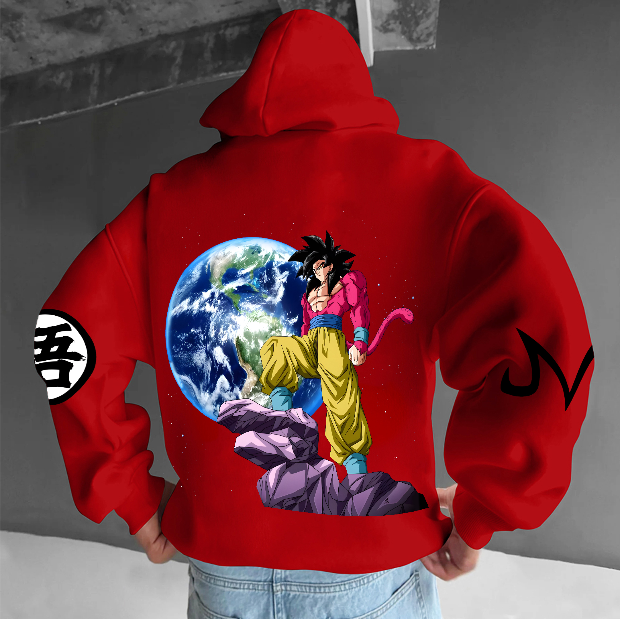 Unisex Anime Graphic Streetwear Vintage Hoodie