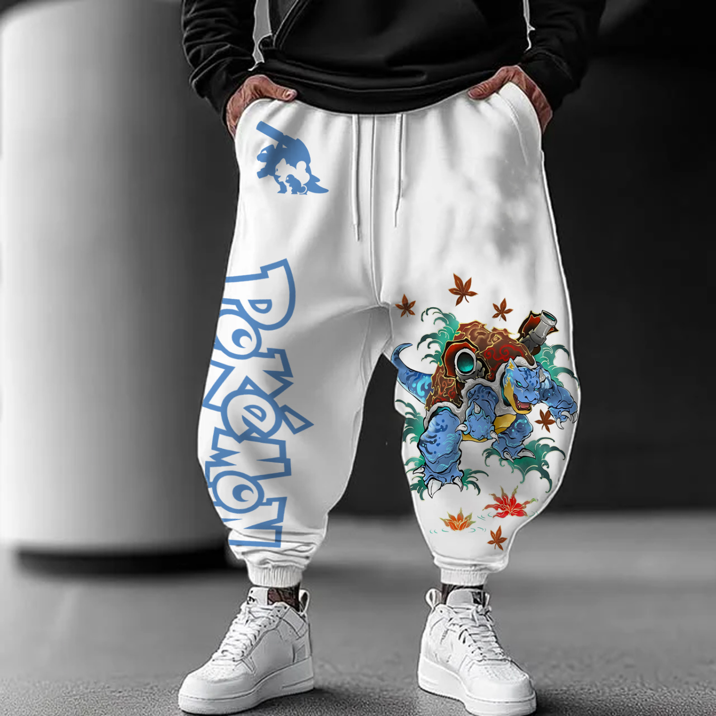 Unisex  Casual Anime Streetwear Pants-comicclothing