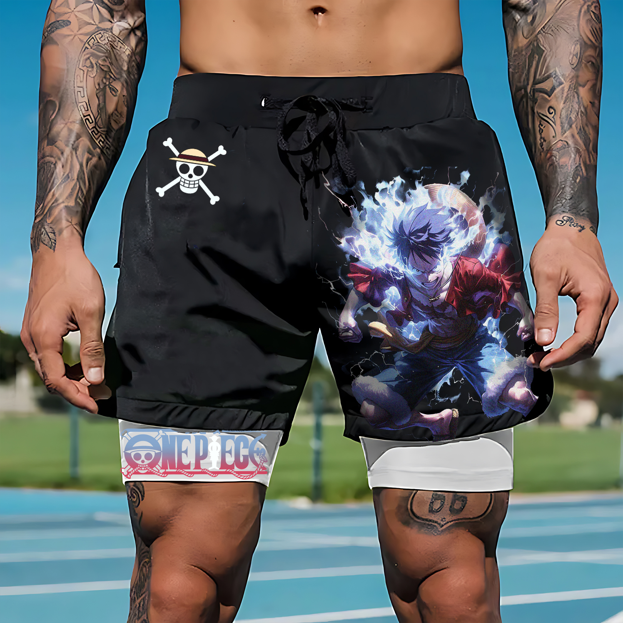 Unisex  “ONE PIECE” Casual Anime Streetwear Shorts