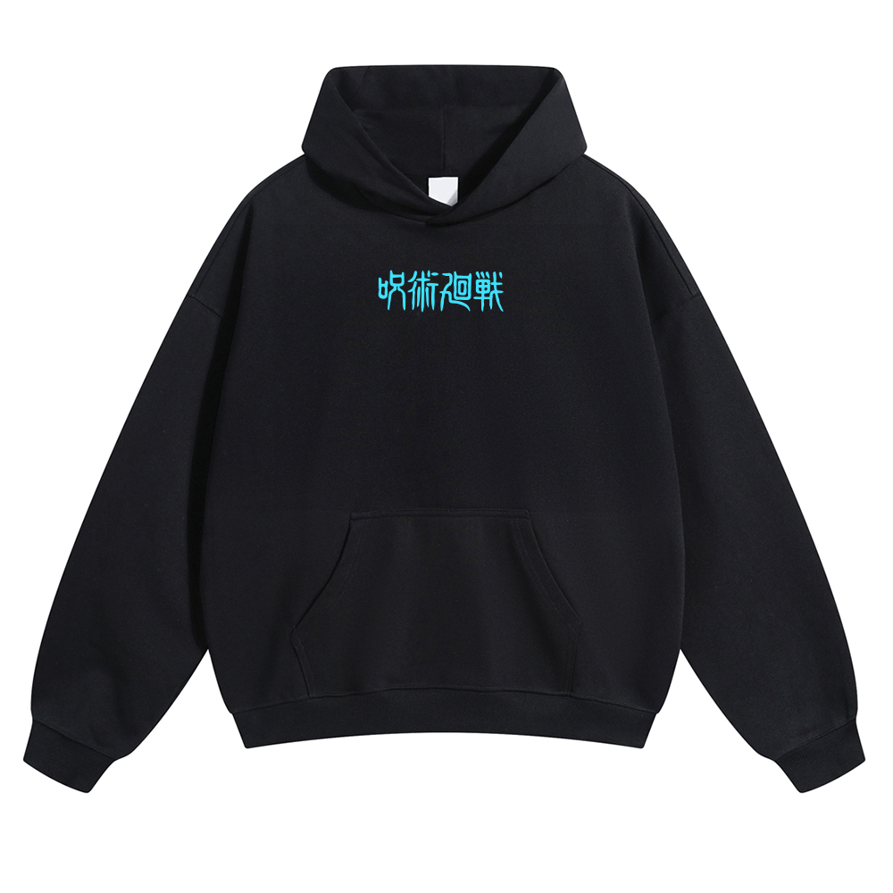 Oversized Unisex Jujutsu Kaisen Anime Print Hoodie