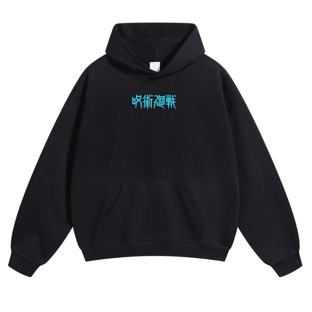 Oversized Unisex Jujutsu Kaisen Anime Print Hoodie