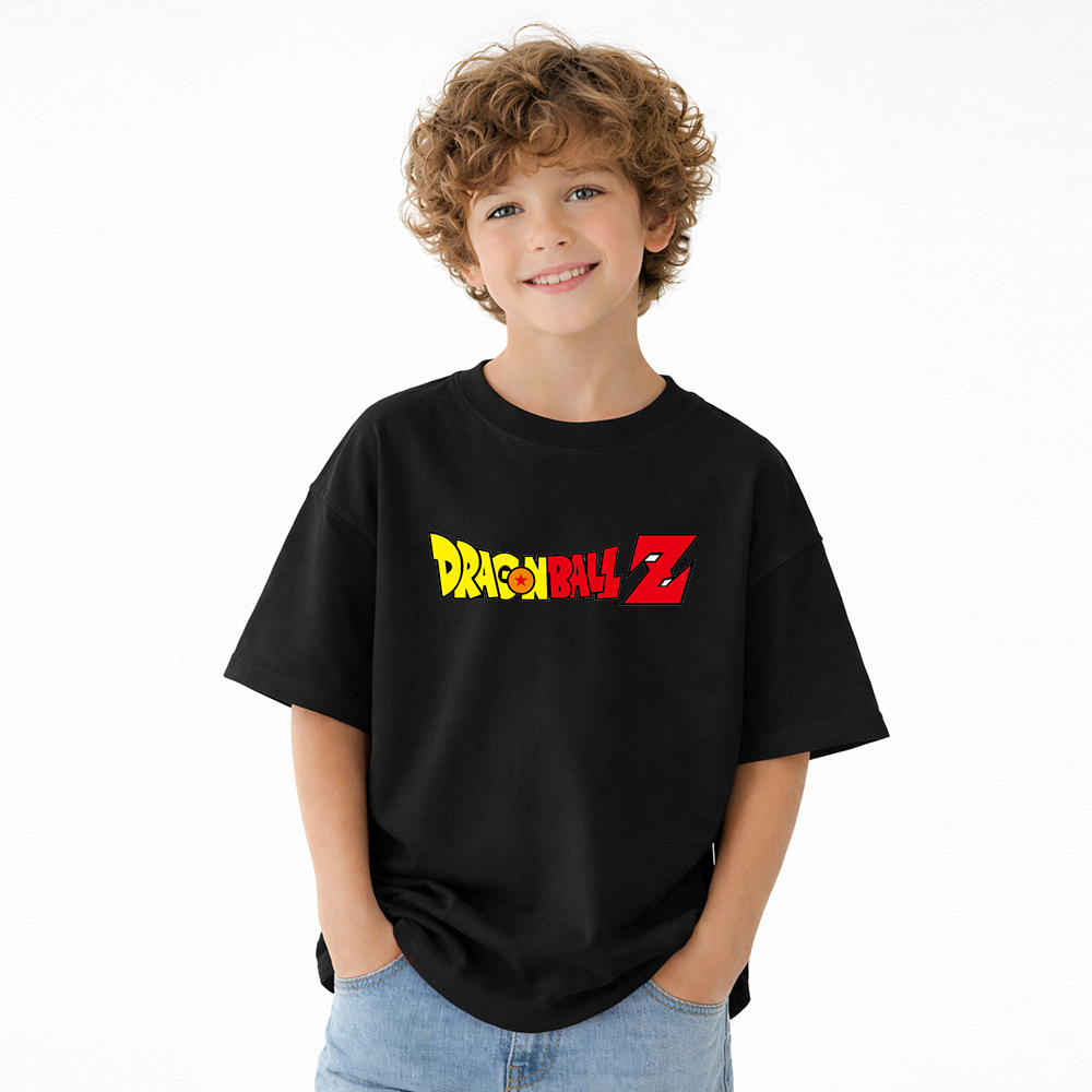 Dragon Ball Anime Graphic T-Shirt for Kids Cartoon Print Cotton Tee