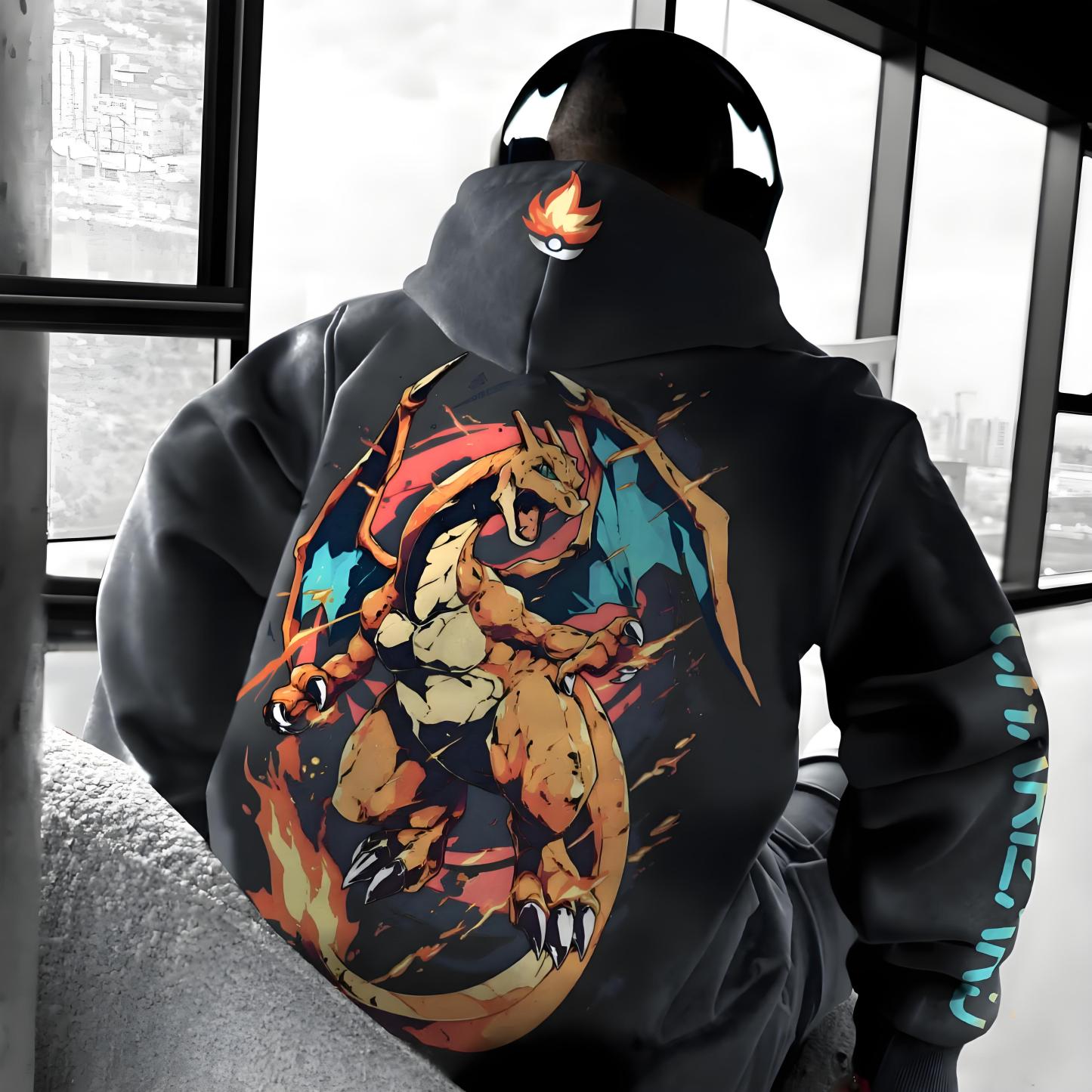 Unisex “Pokémon” Anime Graphic Streetwear Vintage Hoodie