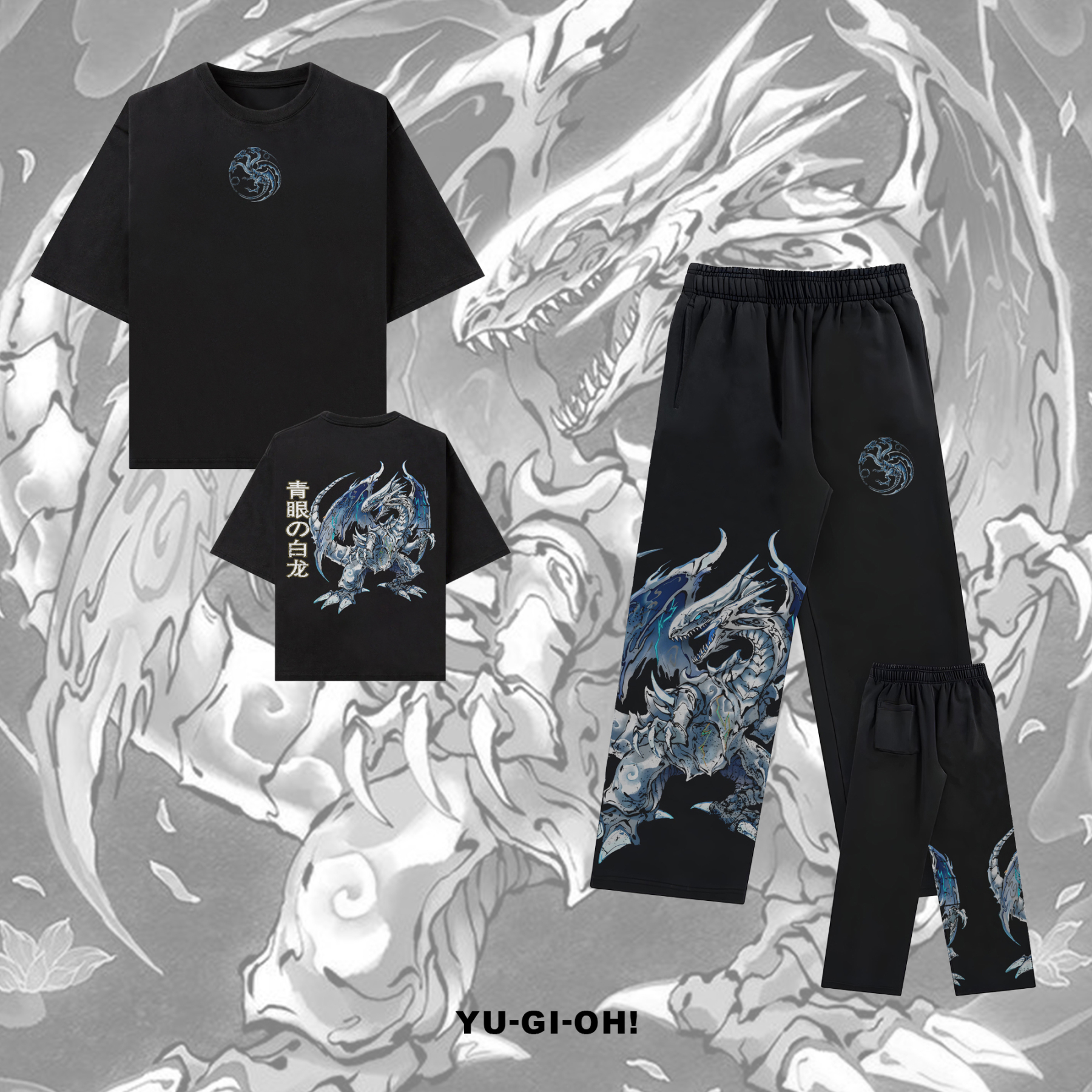 Unisex "Yu-Gi-Oh!" Game Anime Graphic Print T-Shirt Set-comicclothing