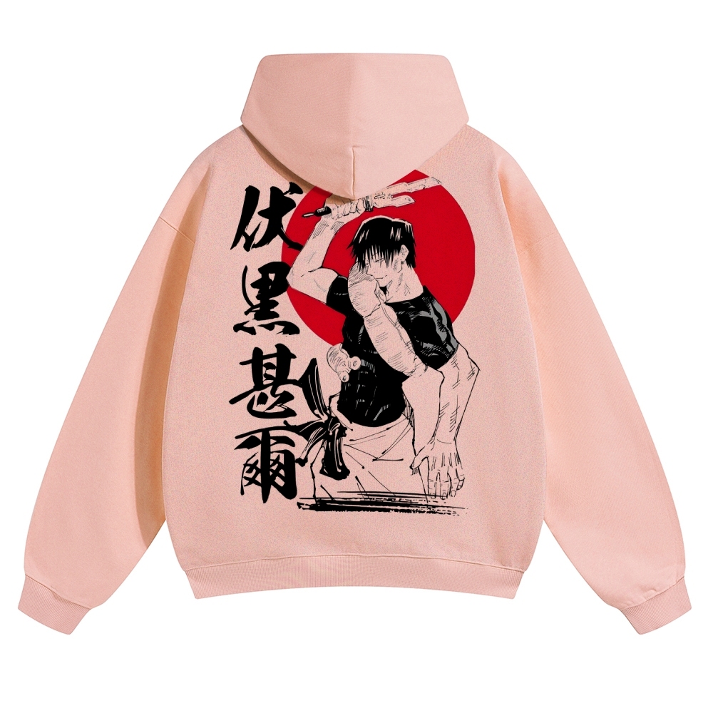 Unisex Casual Anime Print Hoodie