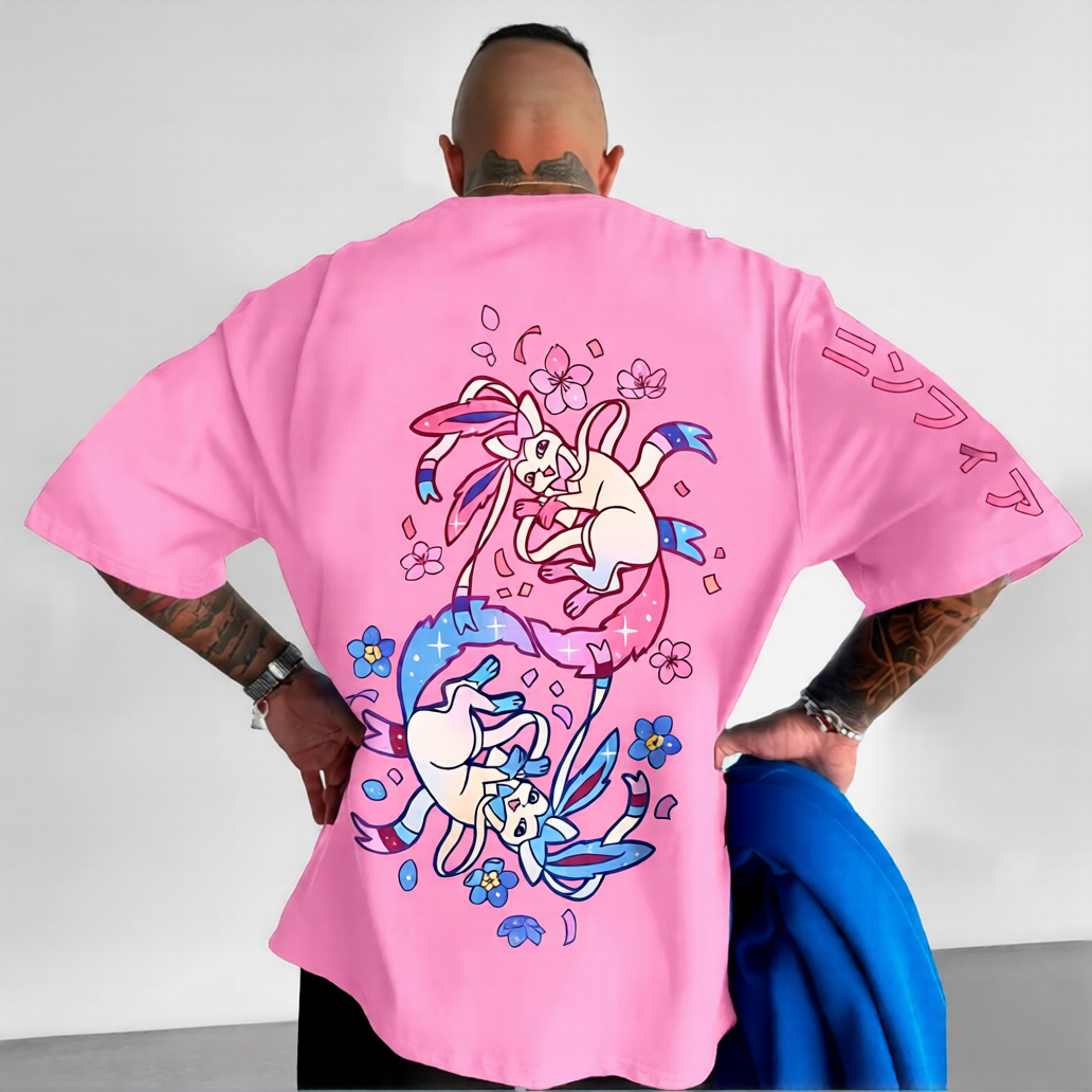 Pokémon Unisex Anime Eevee T-shirt
