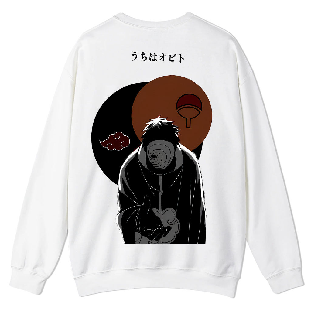 Unisex Oversized Anime  Print Crew Neck Sweatshirt