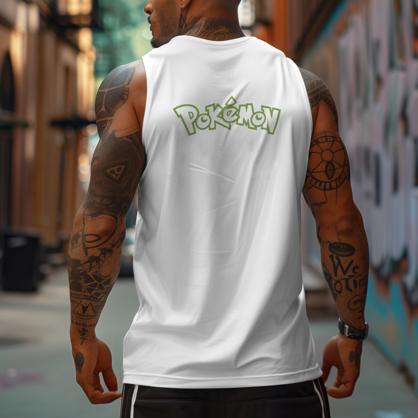 Unisex    Casual Anime  Tank Top