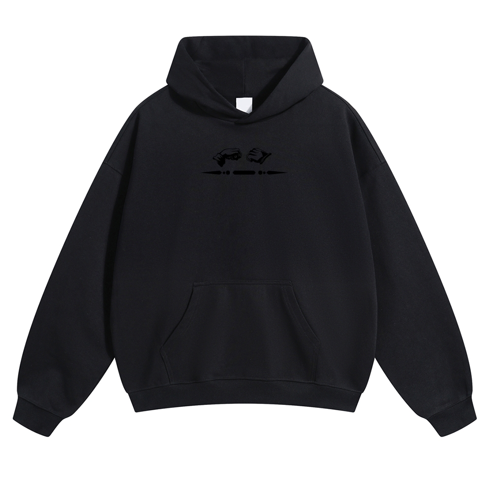 Unisex Casual Anime Print Hoodie